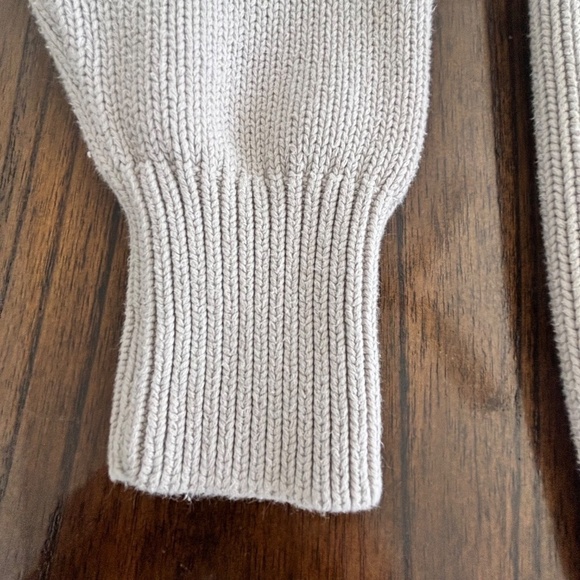 Philosophy 100% cotton split hem knit crew neck sweater size L - Picture 6 of 13